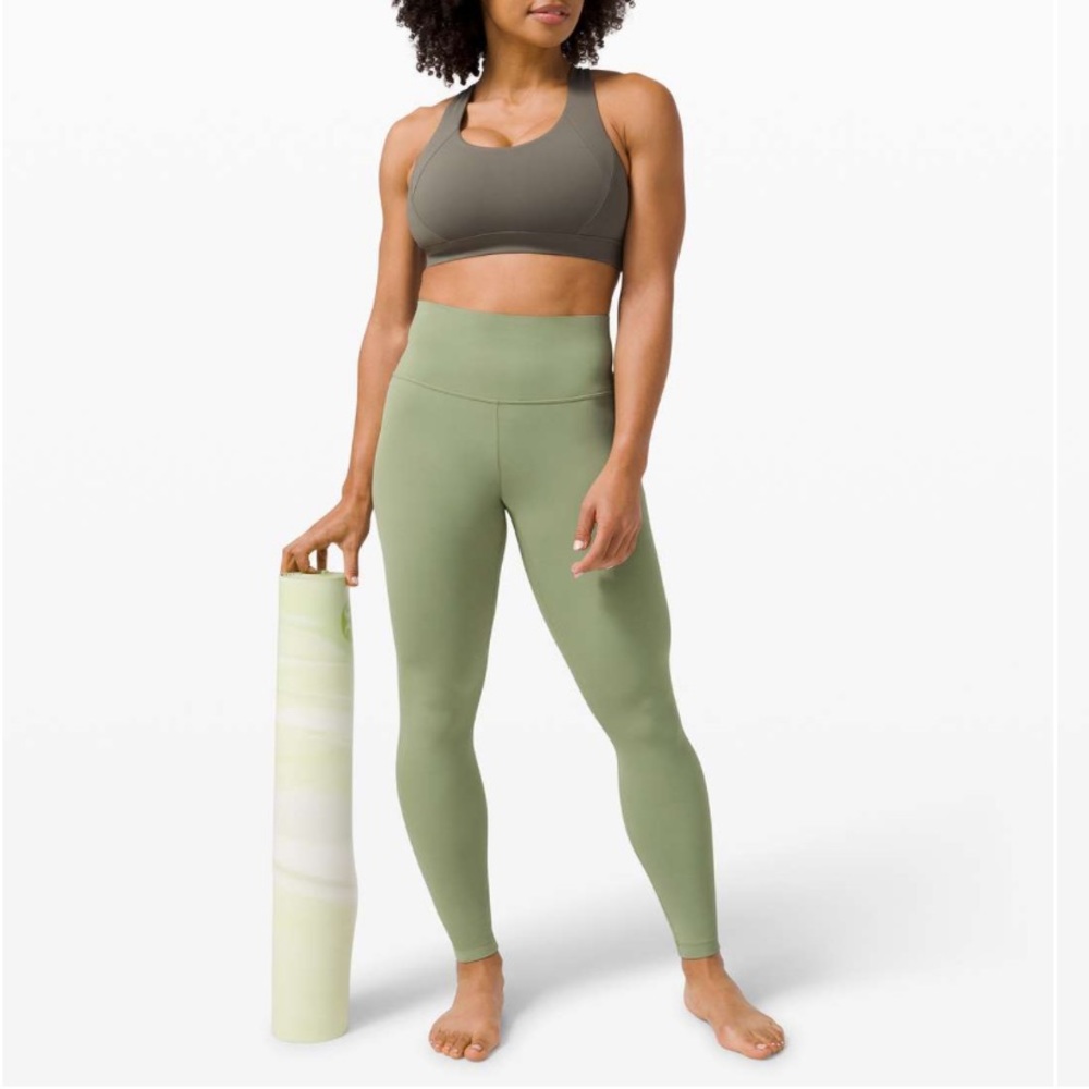 Lululemon Align Pant 25". Size 4. Willow Green.